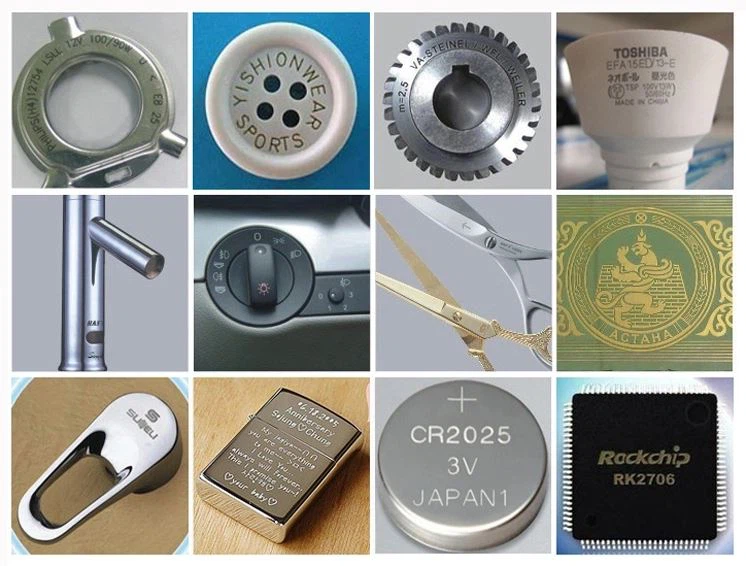 UV laser marking machine samples